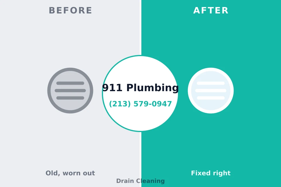Before and after: plumbing repair McCleary, WA